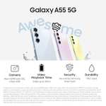 Samsung Galaxy A55 5G 256GB 8GB RAM [Ice Blue/Lemon/Lilac/Navy]