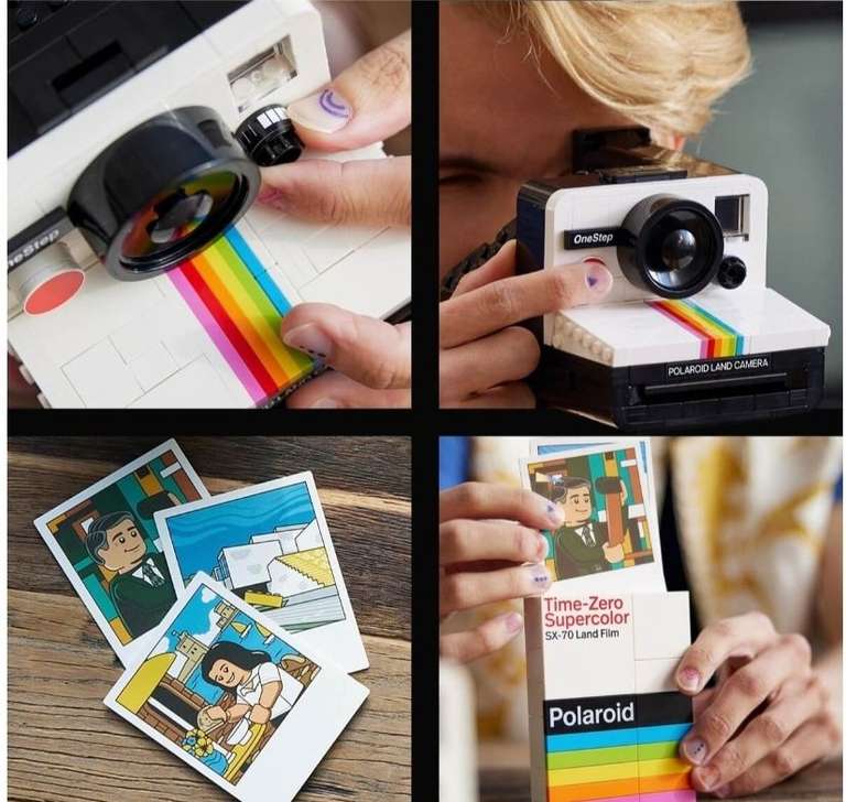 LEGO 21345 Ideas Polaroid OneStep SX-70 Camera - extra 10% off w/Code
