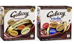 Galaxy Collection + Galaxy & Friends Dolce Gusto Hot Chocolate Pods (8 pods per box) - £2 or 3 for £5 in-store @ Heron Foods Bury