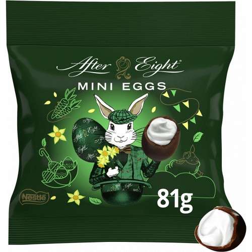 After Eight Dark Mint Chocolate Mini Eggs 81G 63p @ Tesco