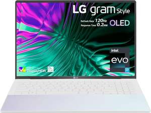 LG Gram Style, Intel Core i7, 16GB RAM, 1TB SSD, 16 Inch Ultra-Lightweight OLED Laptop, 16Z90RS-K.AA77A1