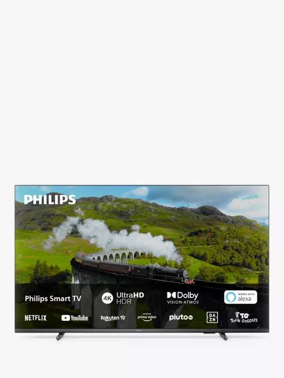 Philips 50PUS7608 (2023) 50” LED HDR 4K Smart TV With Freeview Play + 5 Year Warranty (With My JL Code)