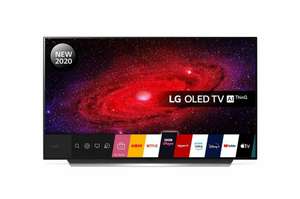 LG OLED48CX5LC 48'' UHD 4K Smart HDR OLED TV with WebOS & AI & Freeview/Freesat REFURBISHED £692.55 with code @ ebay / yellowelectronics