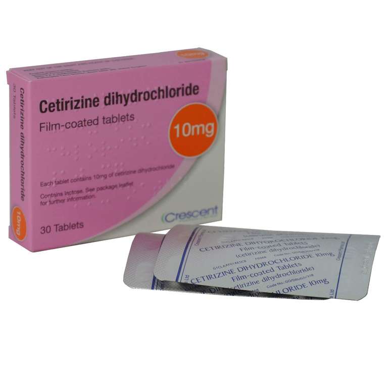 8 Months Supply Cetirizine Dihydrochloride Allergy Tablets 30 x 8 [Total 240] - Sold by 121Pharmacy