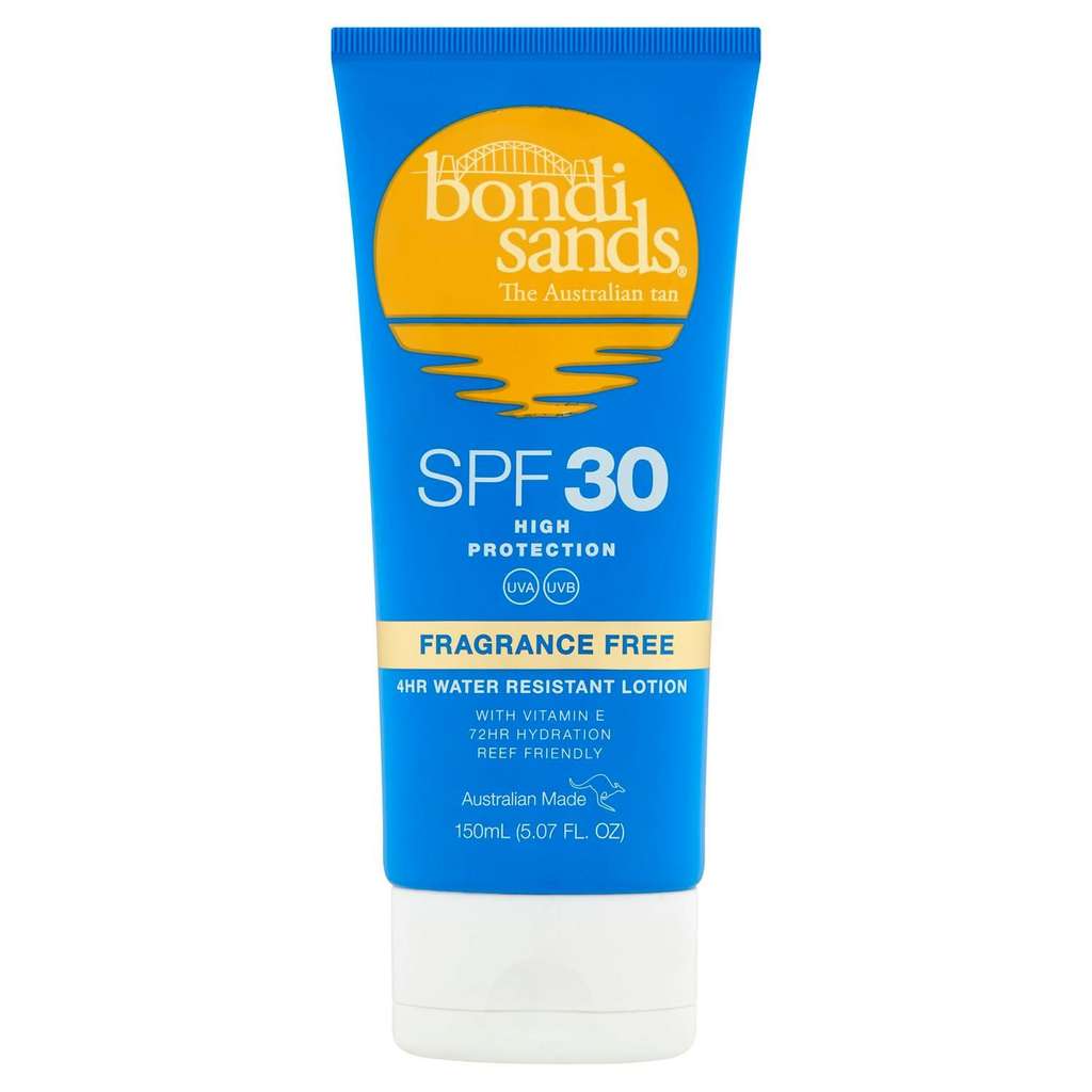 Bondi Sands Fragrance Free Sunscreen Lotion Spf30 150ml £4