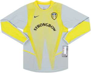 Leeds United GK Shirt 2002-03 Large Kids 12-13 YRS
