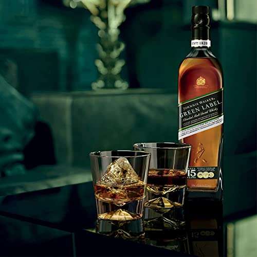Johnnie Walker Green Label Blended Scotch Whisky 70cl with Gift Box - £36 @ Amazon