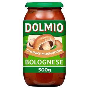 Dolmio Bolognese Chunky Mushroom Pasta Sauce 500g £1.25 @ Iceland