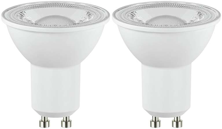 4W LED Dimmable GU10 Light Bulb - 2 Pack now 60p with Free Click and Collect from Selected Argos