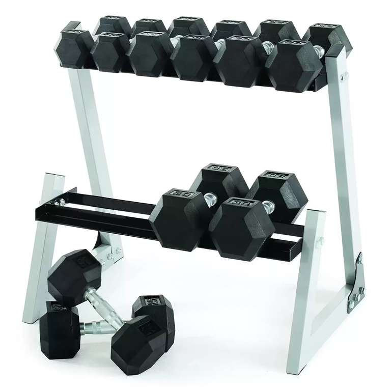 Weider (80kg) Dumbbell Kit with Rack - £229.99 Delivered (Members Only) @ Costco