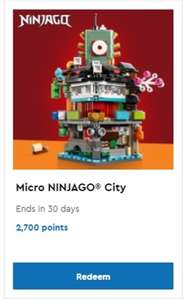 LEGO Micro NINJAGO City with 2700 Insider Points