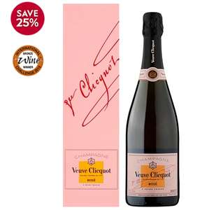 Veuve Clicquot Rosé Ponsardin NV Champagne - £37.49 @ Waitrose Cellar