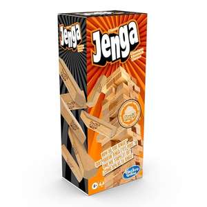 Hasbro Gaming Jenga Classic, Children's game that promotes reaction speed from 6 years, Multicolor, 26 x 7.5 x 7.5 cm