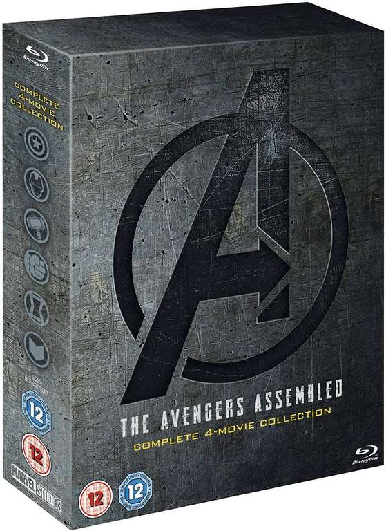 Avengers: 1-4 Complete Blu-ray Boxset Includes Bonus Disk [2019] [Region Free] £15.99 @ Amazon