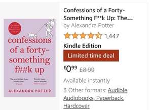 Confessions of a Forty Something **** up - kindle 99p @ Amazon