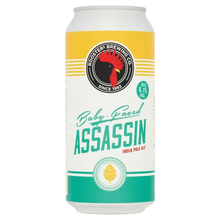 Rooster's Baby Faced Assassin 440ml 6.1% pale ale £2 in store at Sainsbury's Wandsworth Southside