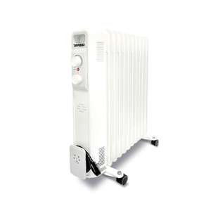Geepas Electric Oil Filled Heater Radiator 11 fin Portable w/Thermostat 2500W - 2 Year Warranty - With Code