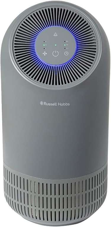 Russell Hobbs RHAP1001G Ozone Free Compact Air Purifier, Captures Bacteria, HEPA Filter for 99.5% of Particles, Air Cleaner for Allergies