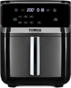 Tower T17101 Vortx 7-in-1 Air Fryer with Combo-Steam Technology, 7L, 1700W, Black - £39 (+£4.95 Delivery) @ Wilko