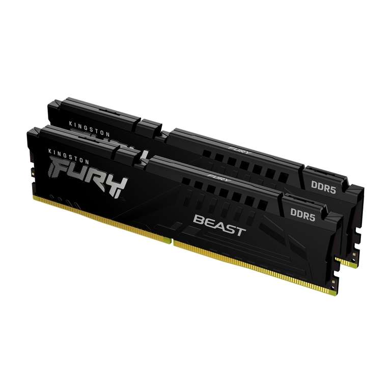 Kingston Technology FURY Beast Memory Modules 64GB (2x 32GB) DDR5 6000MHz CL36 - £250 @ MoreCoCo