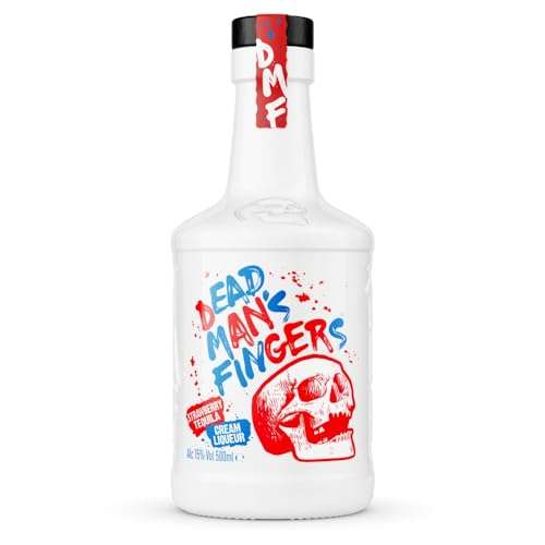 Dead Man's Fingers Strawberry Tequila Cream Liqueur 50cl (1litre £18.50)