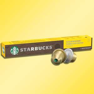 120 x Starbucks Sunny Day Blend Lungo Blonde Roast Coffee Nespresso Pods - £22.99 + £5.99 Delivery / Free On £25+ Spend @ Discount Dragon