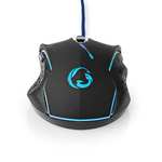 Nedis Gaming Mouse 3600dpi, black, USB