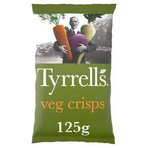Tyrrells Mixed Root Vegetable Crisps 125G Clubcard Price