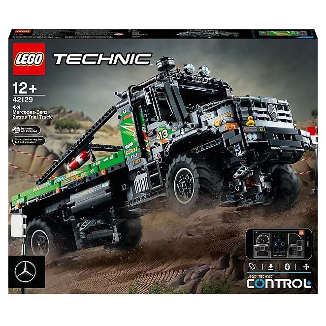 LEGO Technic 4x4 Mercedes-Benz Zetros Truck Toy 42129 £159 @ George (Asda)