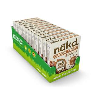 Nakd Cocoa Twist 30g Bar - Multi Pack Case of 48 Bars £16.91 Dispatches from Amazon Sold by Amazon Warehouse