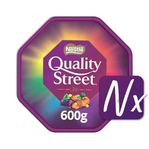 Quality Street Chocolate Tub 600g (Selected Areas)