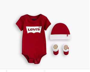 Baby Onesie & Bootie Set - 3 Piece Levi's Red one size 12m Now £10.80 for members with Free Delivery From Levi's