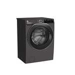 Hoover H-Wash 500 HDD4106AMBCR Freestanding Washer Dryer, Care Dose, A Rated, 10 kg/6 kg Load, 1400 rpm, Graphite
