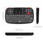 Rii New Dual Mode Wireless Multimedia Keyboard with Touchpad Mouse I4 Bluetooth 4.0 with 2.4G Wireless Mini Keyboard - Sold by Greetek FBA