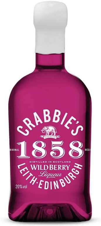 Crabbie's 1858 Wild Berry Liqueur 20% 70cl £9.99 @ Home Bargains Derby