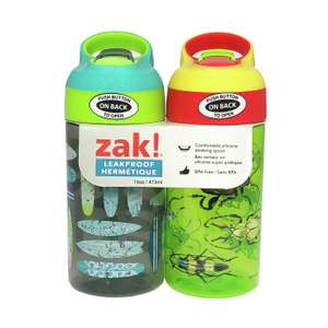 Zak Bugs & Surfboards Water Bottle - Twin Pack - Free C&C