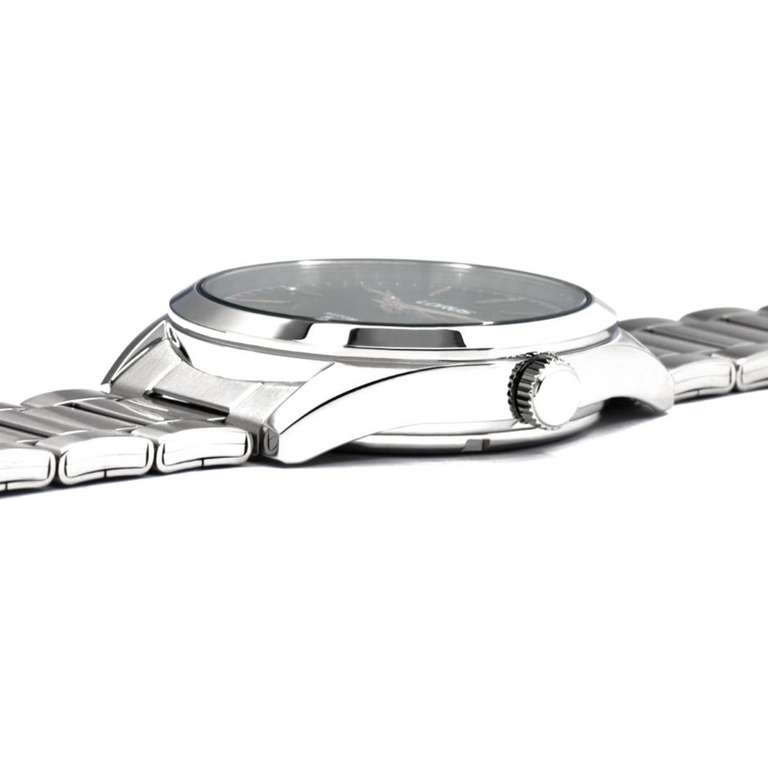 Lorus Classic Automatic Black Dial Stainless Steel Bracelet Men’s Watch RL441AX9
