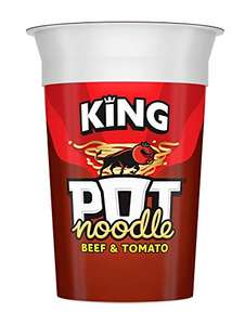 12 x King Size Pot Noodle Beef & Tomato Flavour 114g £10.80 / £9.18 S&S / £7.56 w/voucher @ Amazon