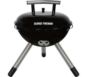 GEORGE FOREMAN GFPTBBQ1401B Portable Kettle Charcoal BBQ - Black for £29.99 @ Currys