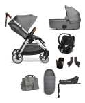 Flip XT² 8 Piece Complete Pushchair Travel Bundle Including Aton 5 Car Seat - Fossil Grey + 3.3% Casback from Quidco