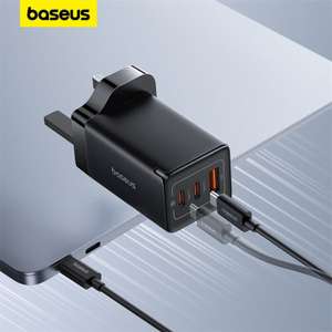 Baseus 65W GaN5 Charger Quick Charging 4.0 Type C USB C - w/Code, Sold By baseus_direct_store