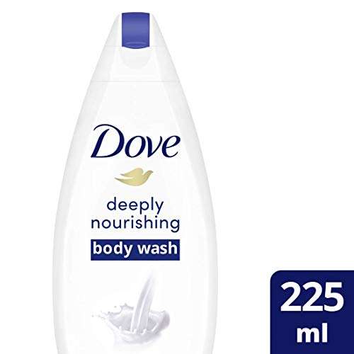 Dove Deeply Nourishing Body Wash 225ml: £1.25 (£1.19/£1.06 On Subscribe & Save) @ Amazon