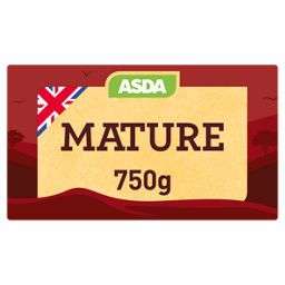 Asda mature cheddar cheese 750g £1.75 instore @ Asda small heath