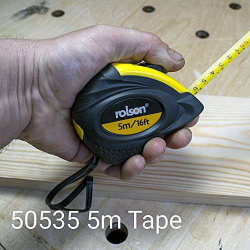 Rolson 50535 5m x 19mm Tape Measure