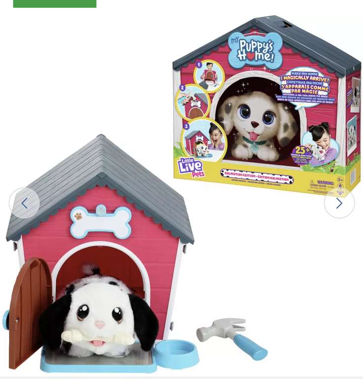 My Puppy's Home Dalmatian toy Little Live Pets - Sainsbury's in stores