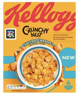 Kellogg's Crunchy Nut Salted Caramel Breakfast Cereal 375g - Clubcard Price