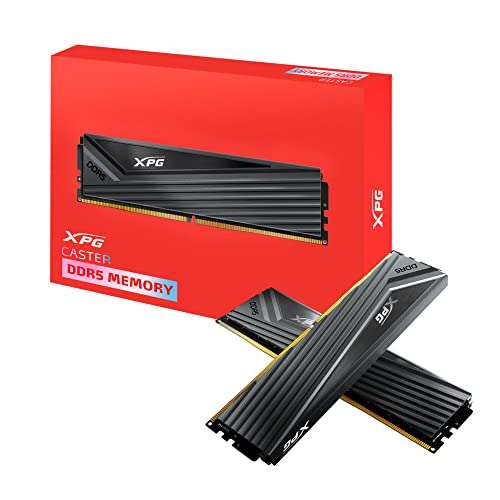 ADATA XPG CASTER DDR5-DRAM-MODULE 6000MHz 16GB*2 DRAM CL40-40-40 Black £102.69 @ Amazon