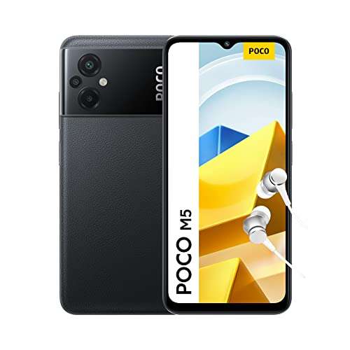 POCO M5 - Smartphone 4+128GB, 6.58 Inch 90Hz FHD+ DotDrop Display, MediaTek Helio G99 - £139 @ Amazon