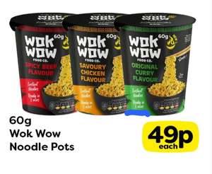 WOK WOW Noodles Pots 60g