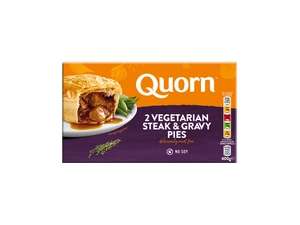 2x Quorn Steak and Gravy Vegetarian Pies £1 at Farmfoods Wythenshawe